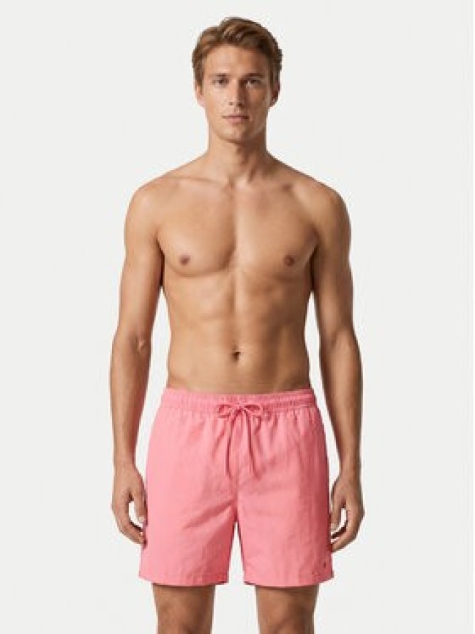 Tommy Hilfiger Szorty kąpielowe UM0UM03477 Różowy Regular Fit