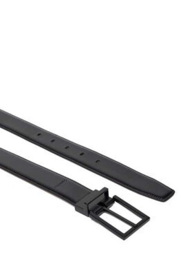 Calvin Klein Pasek Męski Square Buckle Smooth 32Mm Adj LV04D7026G Czarny