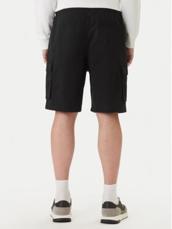 Calvin Klein Jeans Szorty materiałowe LV04RB618G Czarny Regular Fit