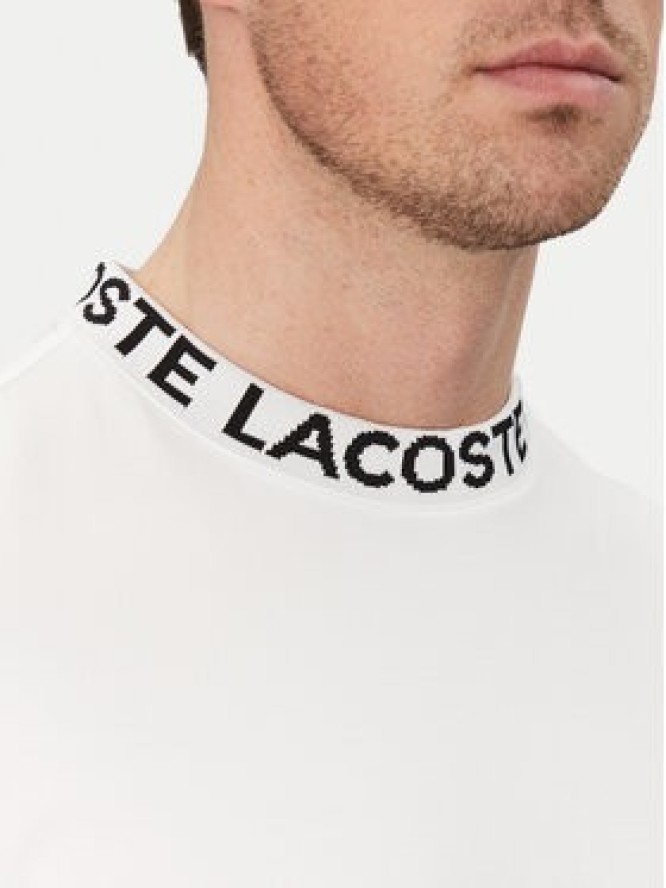 Lacoste T-Shirt TH9582 Biały Regular Fit