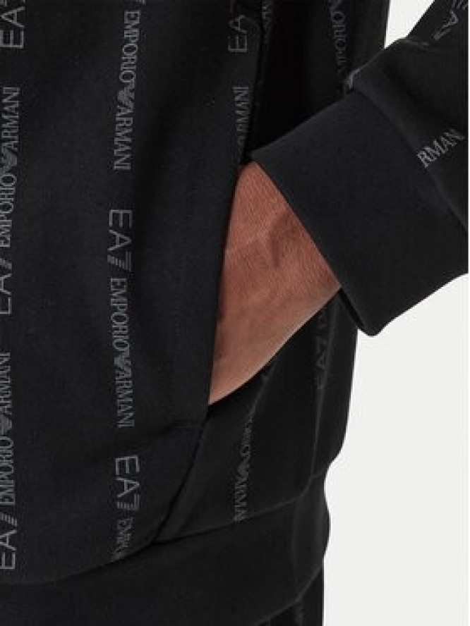 EA7 Emporio Armani Bluza 7M001392 AF12660 FC039 Czarny Regular Fit