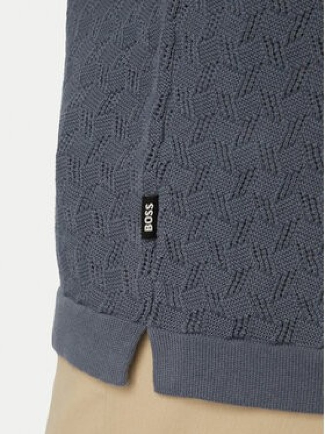 BOSS Koszula H-Nappo 50560494 Niebieski Regular Fit