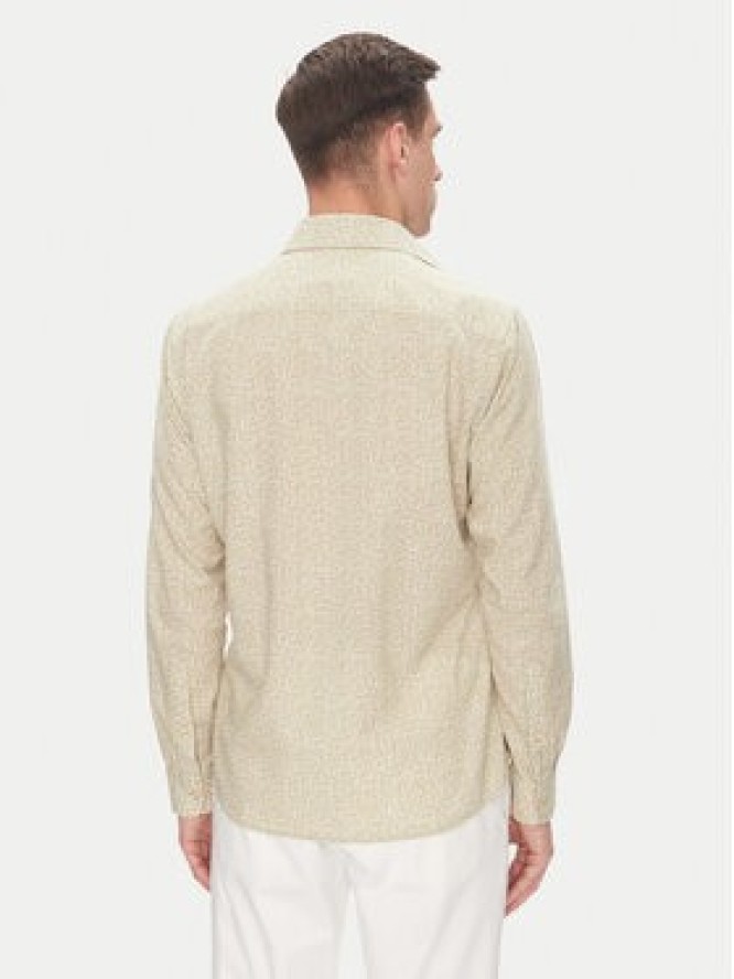 Pierre Cardin Koszula C6 41017.0451 Beżowy Modern Fit