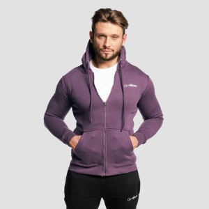 Bluza męska fitness z kapturem i zamkiem Zipper