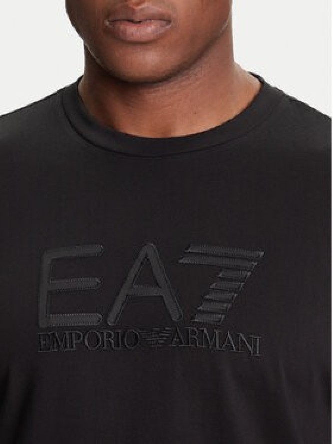 EA7 Emporio Armani T-Shirt 7M000898 AF10375 UC001 Czarny Regular Fit