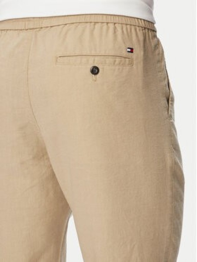 Tommy Hilfiger Chinosy Harlem MW0MW42336 Beżowy Regular Fit
