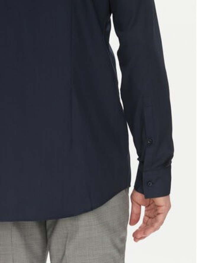 HUGO Koszula Kenno 50539707 Granatowy Slim Fit