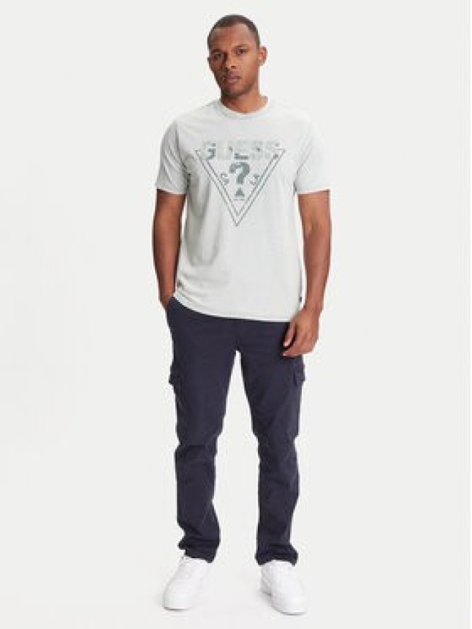 Guess T-Shirt M5YI42 KBW41 Zielony Regular Fit