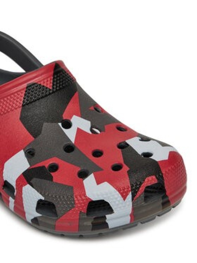 Crocs Klapki Geo Camo Clog 211009 Kolorowy