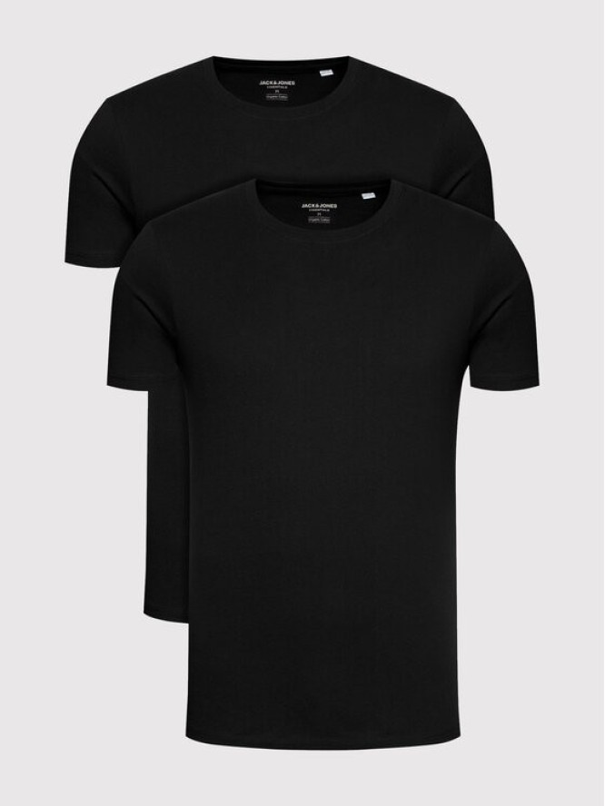 Jack & Jones Komplet t-shirtów Basic Crew Neck 12133913 Czarny Regular Fit