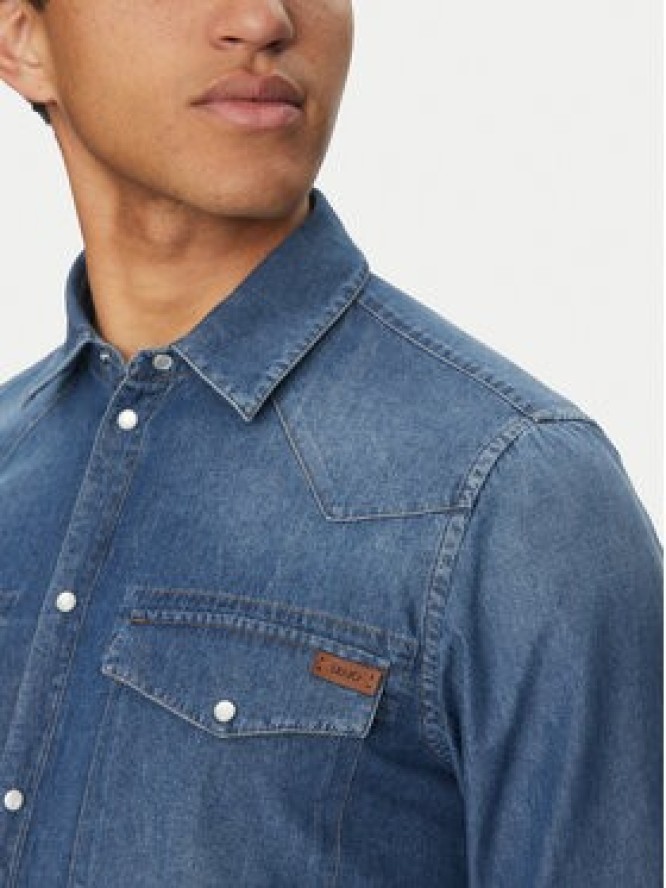 Liu Jo Koszula jeansowa QA5294 D0256 Niebieski Regular Fit