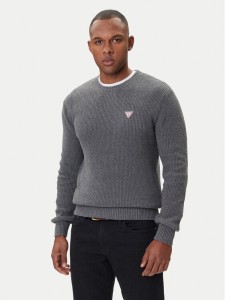 Guess Sweter M4BR30 Z3HM1 Szary Regular Fit