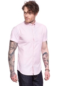 KOSZULA WRANGLER SS 1PKT BUTTON DOWN CAMEO PINK W5944OSY2 112129759