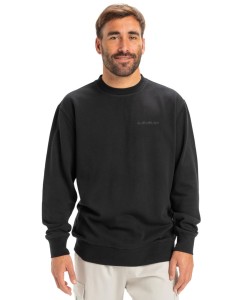 Bluza z okrągłym dekoltem dla Mężczyzn SALT WATER Czarny