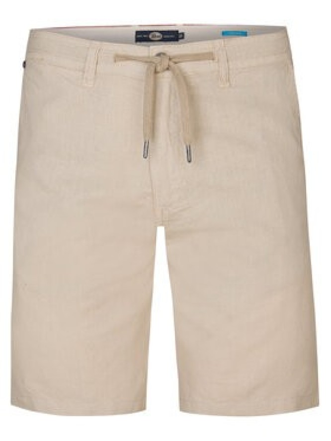 Petrol Industries Szorty materiałowe M-1050-SHO538 Beżowy Slim Fit