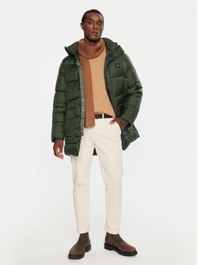 Calvin Klein Płaszcz zimowy K10K113465 Zielony Regular Fit