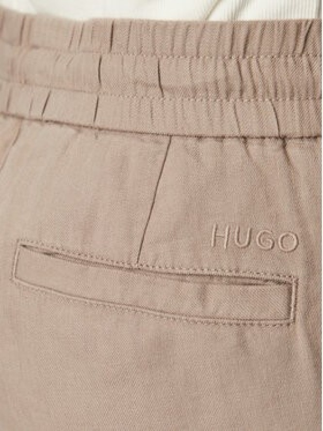 HUGO Spodnie materiałowe Cino 262FW 50562791 Beżowy Straight Fit