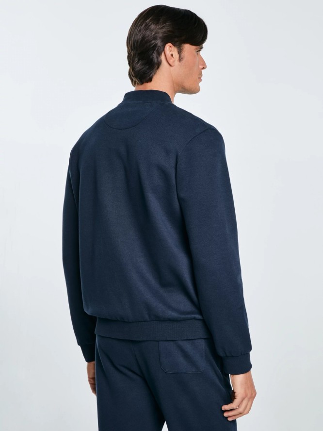 Bluza męska bomber granatowa Wladorb 403