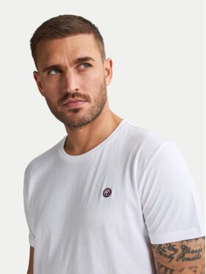 Petrol Industries T-Shirt M-ROS-TSR002 Biały Regular Fit