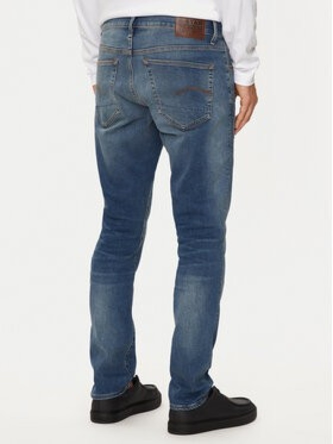 G-Star Raw Jeansy 3301 51001-8968-2965 Granatowy Slim Fit