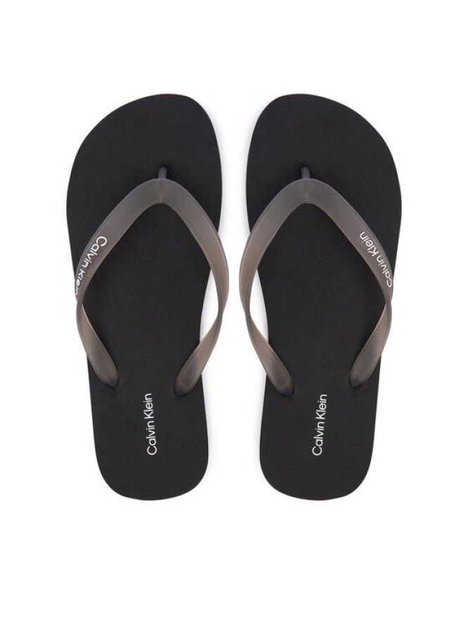 Calvin Klein Japonki Beach Thong Slide HM0HM02105 Czarny