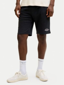 Jack & Jones Szorty sportowe Gordon Brandon 12292136 Czarny Regular Fit