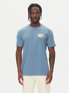 Quiksilver T-Shirt Ev Flower Chaos Ss EQYZT08050 Niebieski Regular Fit