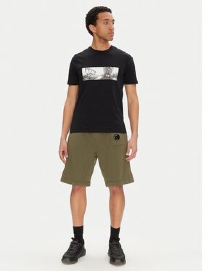 C.P. Company Szorty sportowe 18CMSB268A110337O Zielony Relaxed Fit