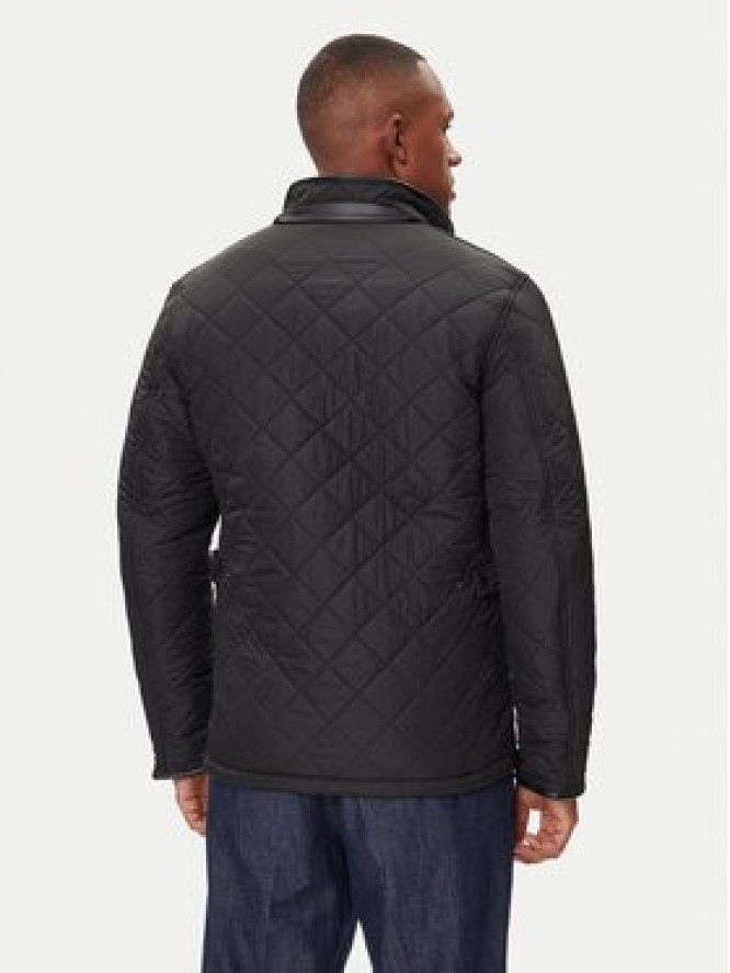Barbour Kurtka przejściowa Powell MQU0281BK11 Czarny Slim Fit