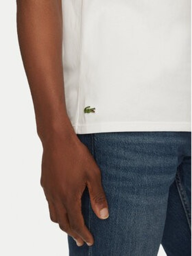 Lacoste Komplet t-shirtów TH9010 Biały Regular Fit
