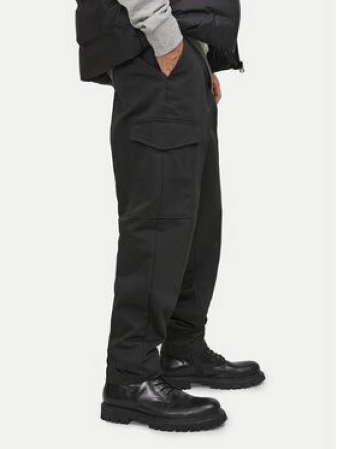 Jack & Jones Spodnie materiałowe Bill 12247358 Czarny Tapered Fit