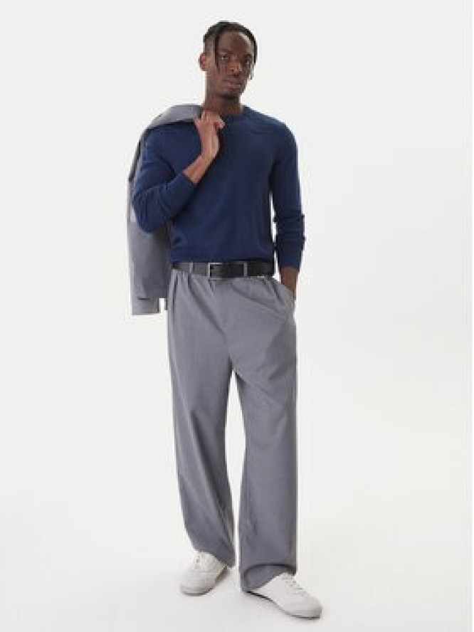 Robe di Kappa Sweter Lamb Bimberke 670477X Granatowy Regular Fit