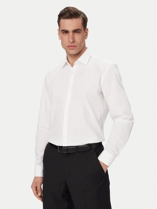 HUGO Koszula Koey 50561154 Biały Slim Fit