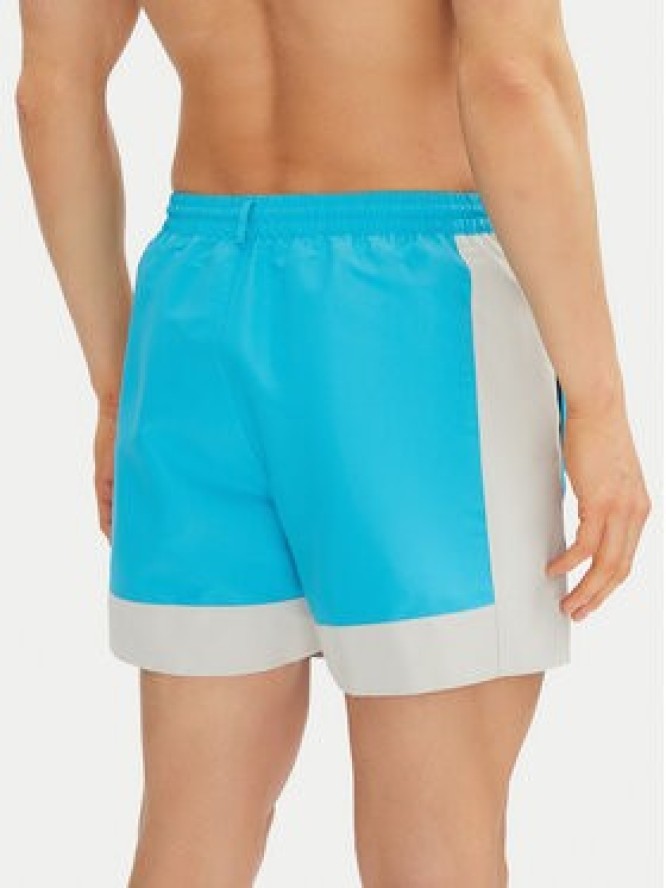 Calvin Klein Swimwear Szorty kąpielowe KM0KM01095 Niebieski Regular Fit