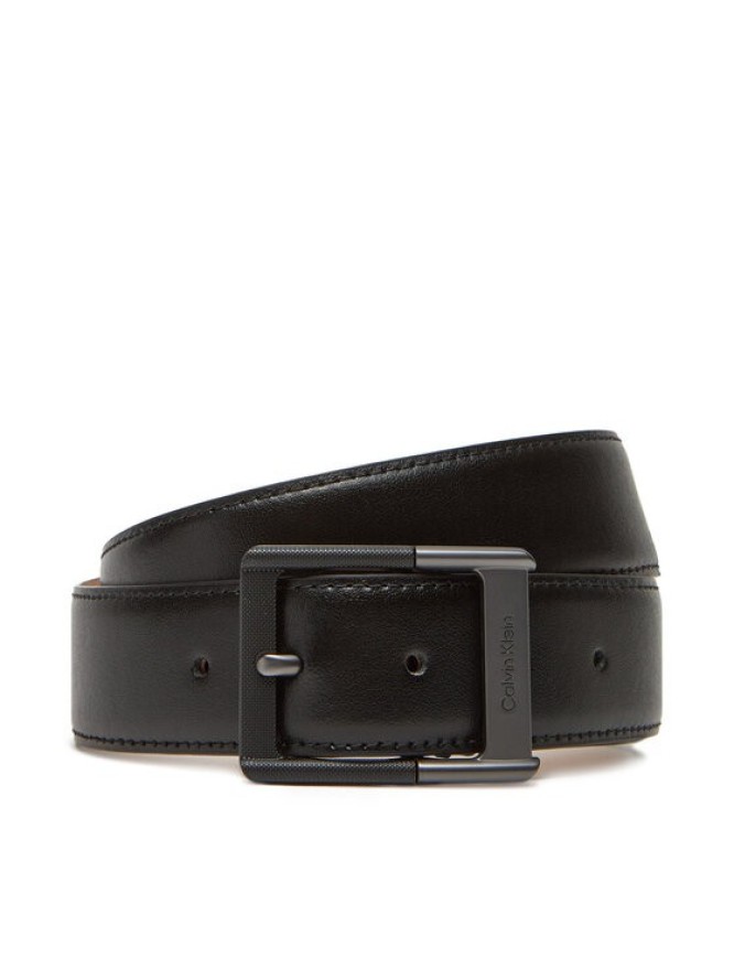 Calvin Klein Pasek Męski Classic Buckle Belt 38Mm LV04D7012G Czarny