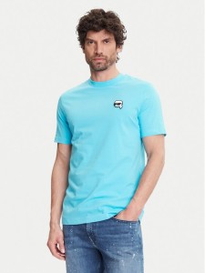 KARL LAGERFELD T-Shirt 755710 552224 Niebieski Regular Fit