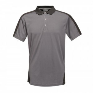 Koszulka Polo Męska Kontrastowa Coolweave