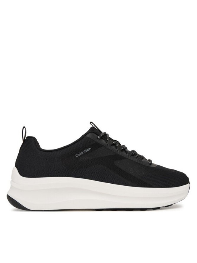 Calvin Klein Sneakersy Andrea - Chunky Ck Stripe Runner Trainers HM0HM02158 Czarny