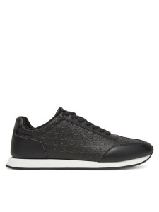 Calvin Klein Sneakersy Low Prof Runn Laceup Mono HM0HM01896 Czarny