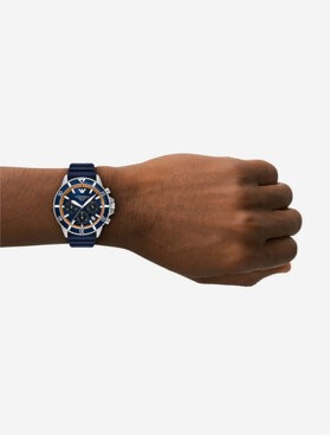 Emporio Armani Zegarek World Explorer AR11696 Granatowy