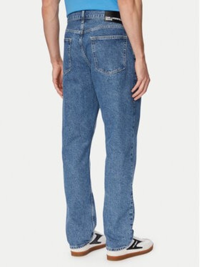 Karl Lagerfeld Jeans Jeansy B2M10107 Niebieski Straight Fit