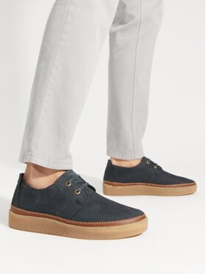 Clarks Półbuty Clarkwood Low 26176867 Granatowy