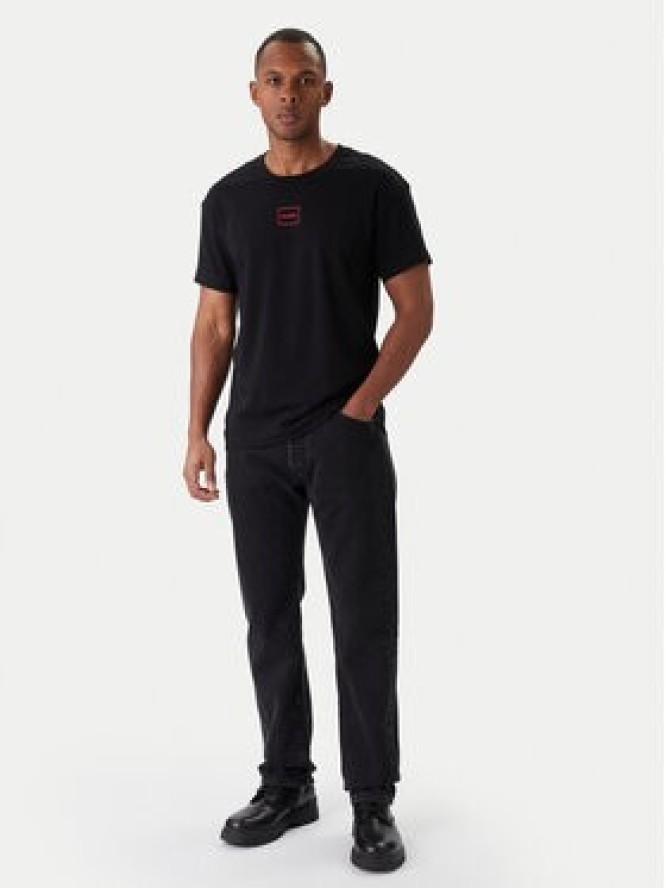 Hugo T-Shirt Laze 50525236 Czarny Regular Fit