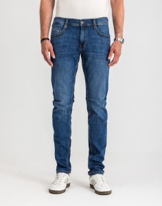 Męskie Spodnie Jeansowe Mustang Style Oregon Tapered Denim Blue 1017123 5000 782