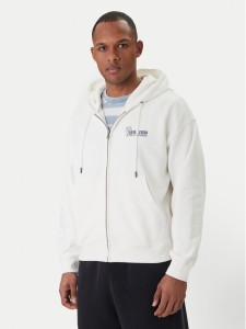 Guess Jeans Bluza M6GQB6 KCPR1 Biały Boxy Fit