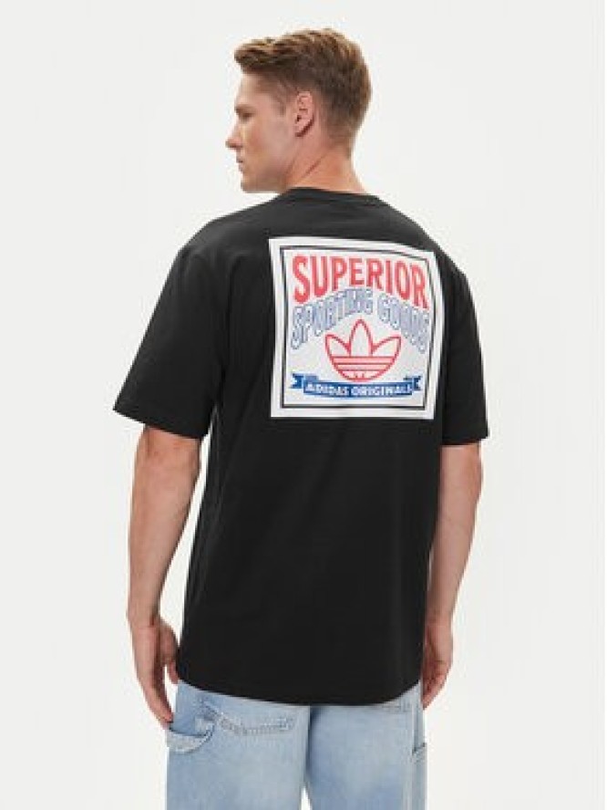 adidas T-Shirt Wabash JW0161 Czarny Loose Fit