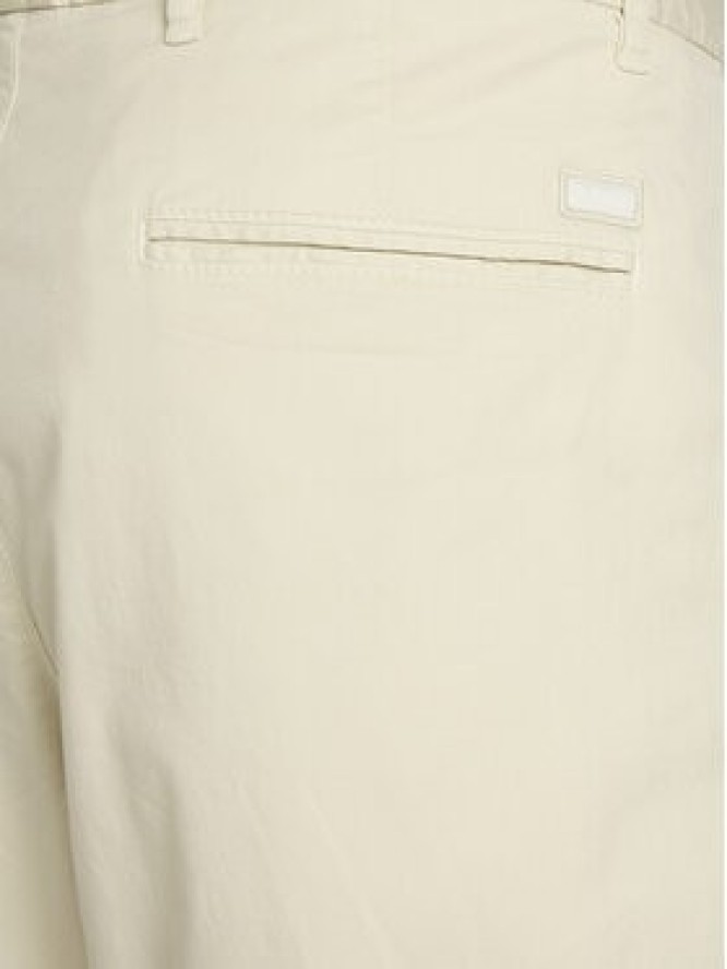 BOSS Szorty materiałowe H-Slice 50540743 Écru Regular Fit