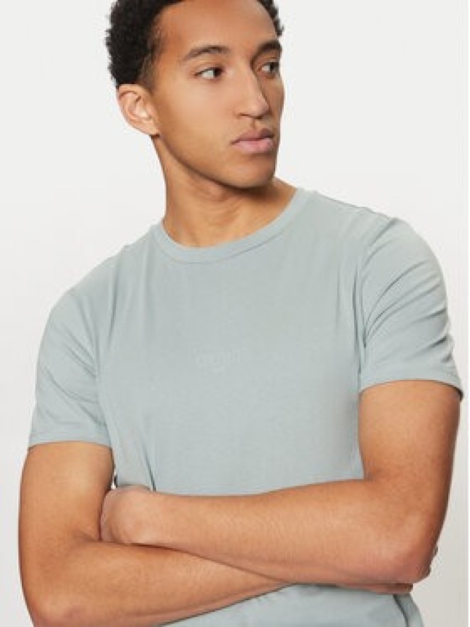 Guess T-Shirt M2YI72 I3Z14 Błękitny Slim Fit