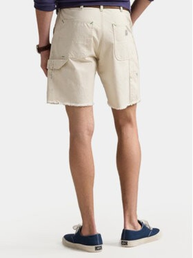 Polo Ralph Lauren Szorty materiałowe 710963172001 Biały Relaxed Fit