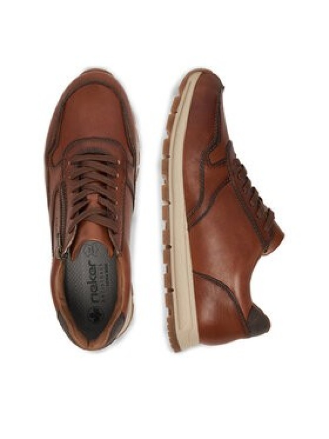 Rieker Sneakersy B0504-24 Brązowy